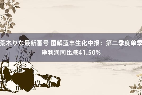 荒木りな最新番号 图解蓝丰生化中报：第二季度单季净利润同比减41.50%