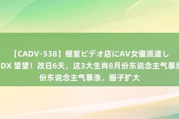 【CADV-538】個室ビデオ店にAV女優派遣します。8時間DX 望望！改日6天，这3大生肖8月份东说念主气暴涨，圈子扩大