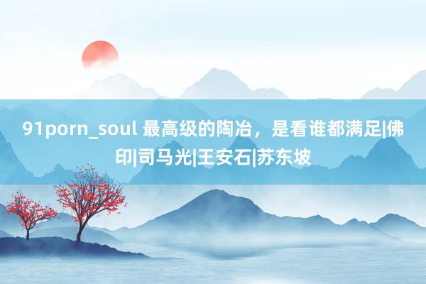 91porn_soul 最高级的陶冶，是看谁都满足|佛印|司马光|王安石|苏东坡